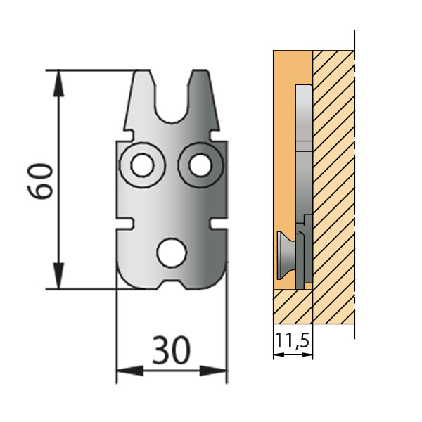 RICON® Edelstahl Einzelanschluss (EA) - Knapp Verbinder