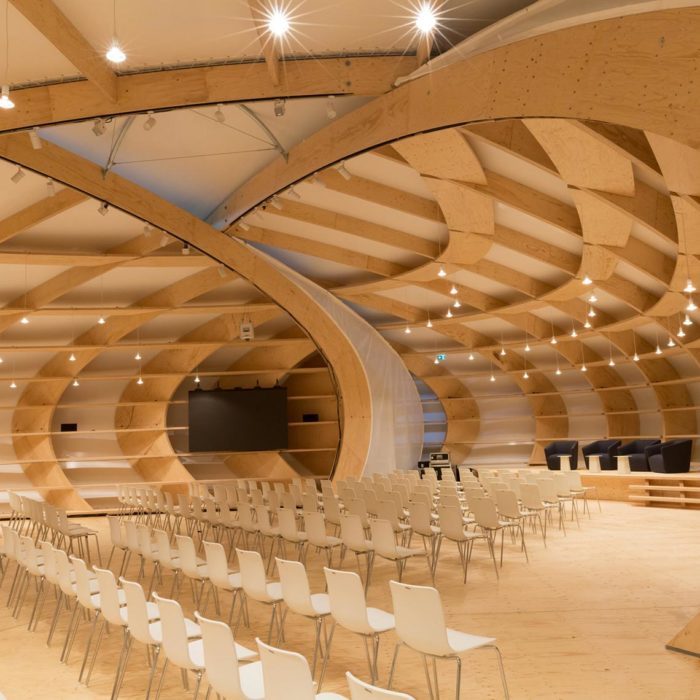 Pavilion at the Frankfurt Book Fair | (c) Holzbau Amann GmbH