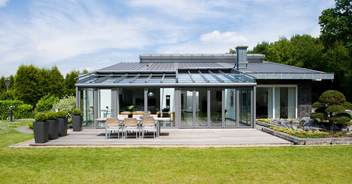 WIntergarten gebaut mit KNAPP RICON S