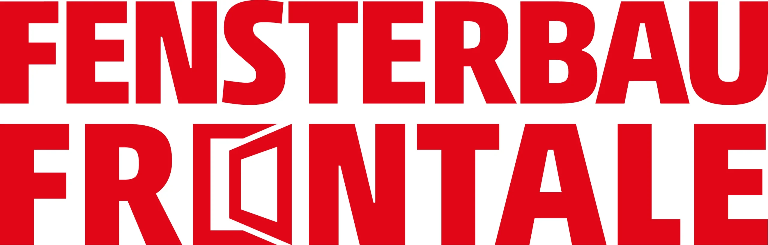 Logo der Fachmesse Fensterbau Frontale 2026 in Nürnberg