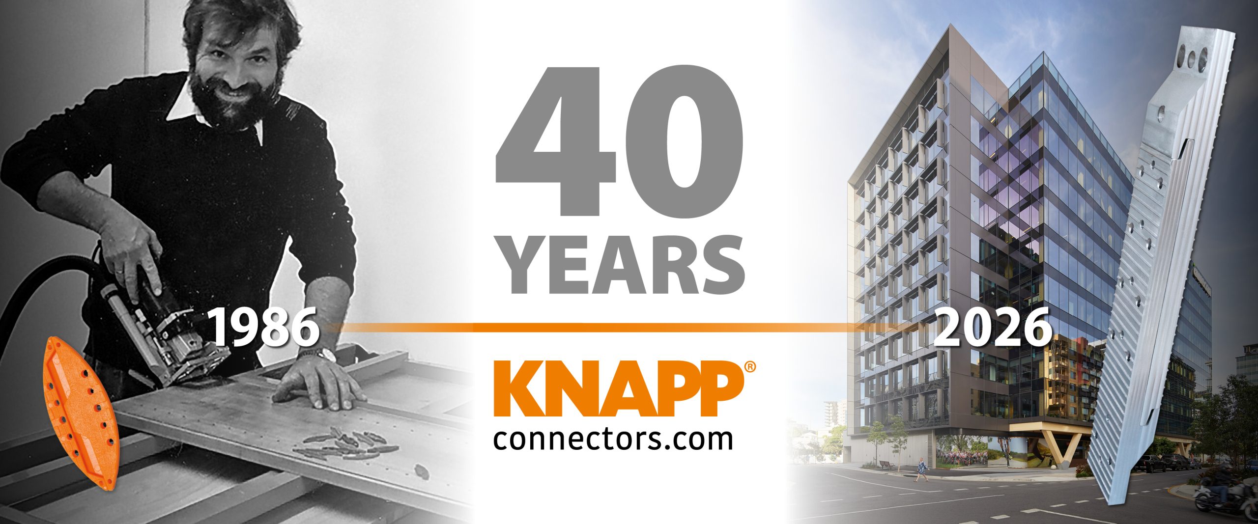 40 ans de KNAPP – Des systèmes d’assemblage pour une construction bois durable