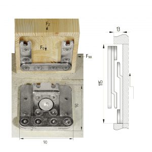 Acheter Support fixation au sol pour poteaux invi J en ligne